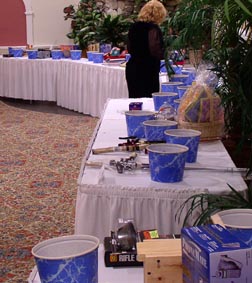 Prizes at Orange County Federation of Sportsmen's Clubs Dinner, 2003