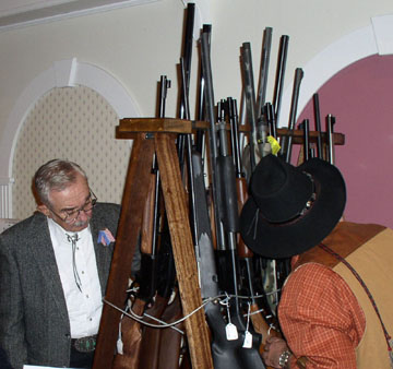 "Wall of Guns" at Orange County Federation of Sportsmen's Clubs Dinner, 2003