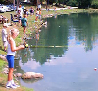 Kids Fishing Contest Run by the Orange County Trapppers