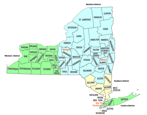 NY Federal Districts