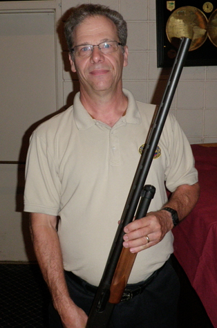 George Rogero with Remington 870 won at Orange County Federation's annual dinner